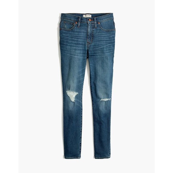 NWOT Madewell 9" Mid-Rise Skinny Crop Jeans - Picture 5 of 8